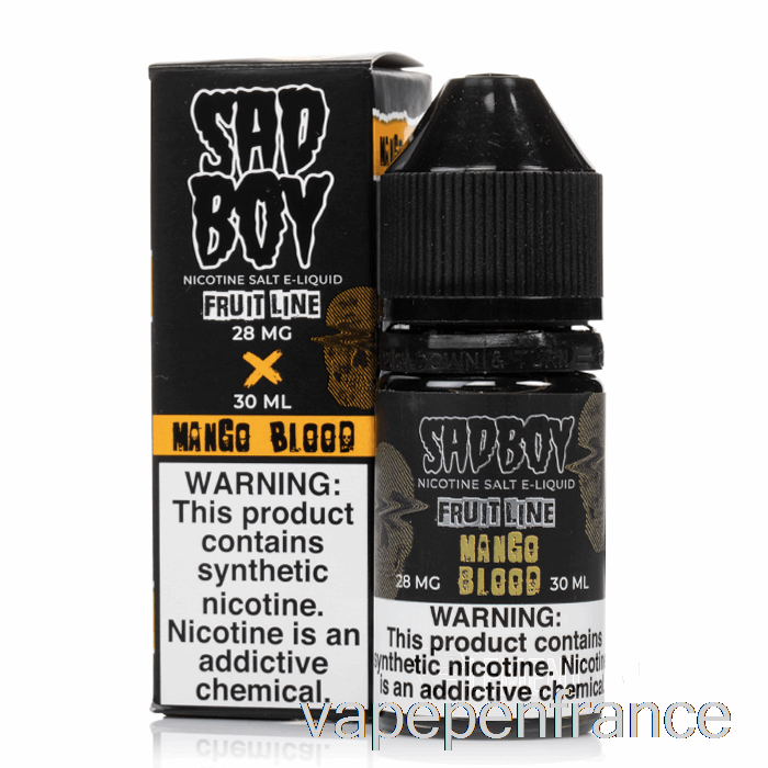 Sang De Mangue - Sels De Sadboy - Stylo Vape 30 Ml 28 Mg